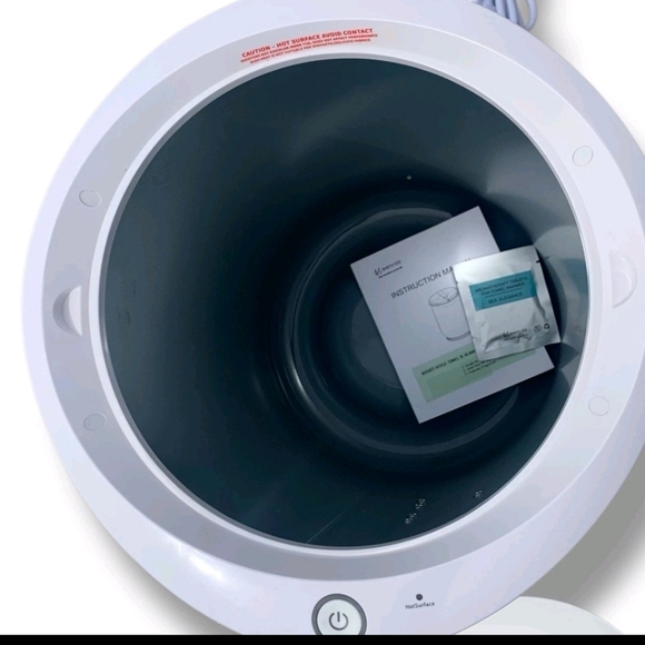 Keenray Bucket Towel Warmer Auto Shut Off Fits 2 Large Towels or Bathrobes White - Picture 9 of 14